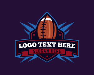 League - Football Athlete Club logo design