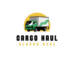 Freight Trucking Delivery logo design