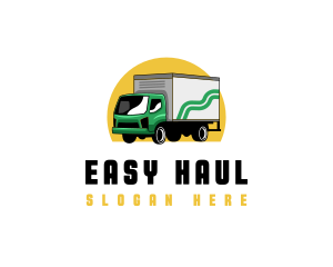 Freight Trucking Delivery logo design