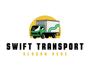 Freight Trucking Delivery logo design