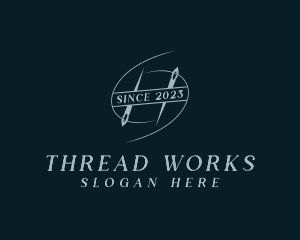 Thread - Needle Tailoring Thread logo design