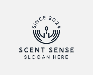 Scented Candle Aromatherapy  logo design