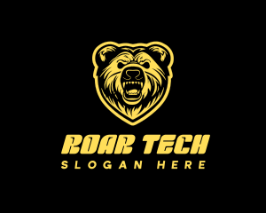 Bear Predator Roar logo design