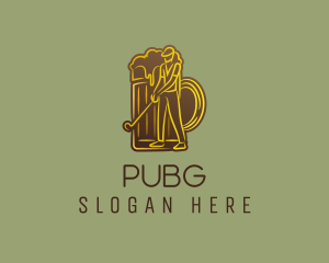 Liquor - Beer Mug Golfing logo design