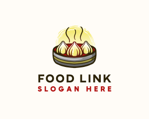 Asian Food Dumplings logo design