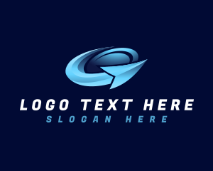 Pointer - Arrow Forwarding Logistics logo design