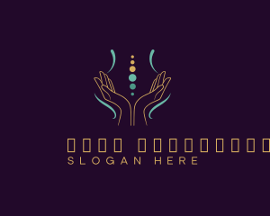 Lifestyle - Hand Yoga Massage logo design