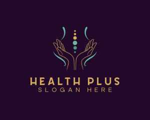 Hand Yoga Massage logo design