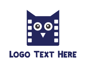 Reel - Owl Films logo design