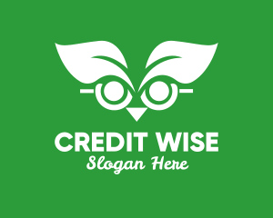 Wise Leaf Owl  logo design