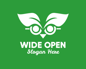 Wise Leaf Owl  logo design