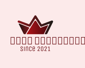 Heraldry - Red Monarch Crown logo design