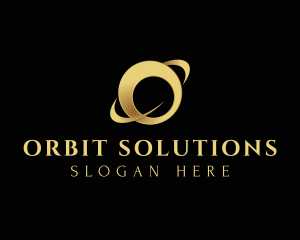 Orbit Luxe Ring Letter O logo design