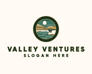 Valley Lakeside Badge logo design