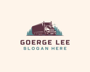 Mover - Cargo Truck Logistics logo design