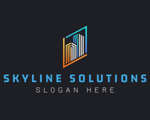 Building City Skyline logo design