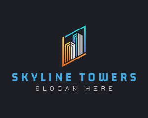 Building City Skyline logo design