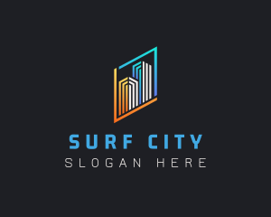 Building City Skyline logo design