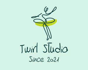 Ballet Dancer Studio logo design