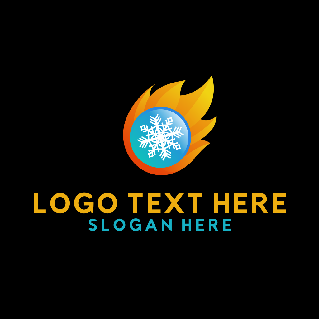 Snow Fire 3D Logo | BrandCrowd Logo Maker