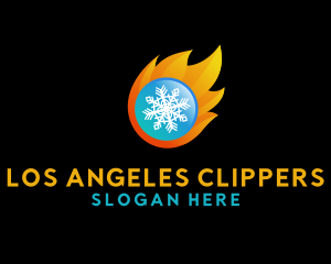 Snow Fire 3D Logo