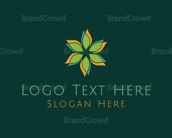 Botanical Flower Petal Logo