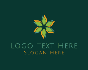 Eco - Botanical Flower Petal logo design