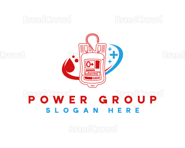 Medical Blood Donation Logo