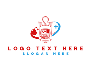 Nurse - Medical Blood Donation logo design