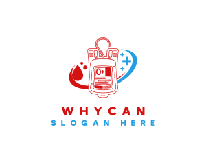 Medical Blood Donation Logo