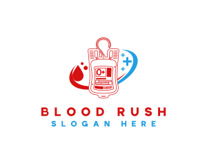 Medical Blood Donation logo design