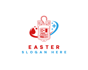 Hospital - Medical Blood Donation logo design