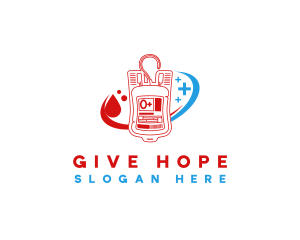 Donation - Medical Blood Donation logo design