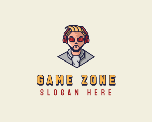 Cool Gamer Guy logo design