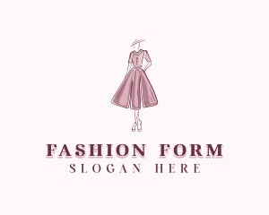 Boutique Dress Seamstress logo design