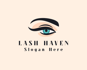 Beauty Eyelash & Eyebrow logo design