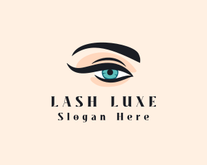 Beauty Eyelash & Eyebrow logo design