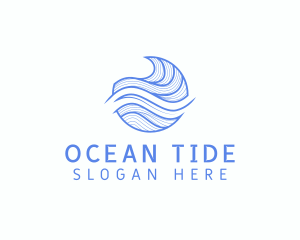 Beach Wave Travel logo design