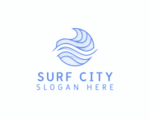 Beach Wave Travel logo design