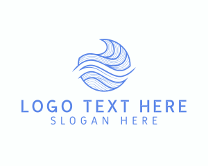 Summer - Beach Wave Travel logo design