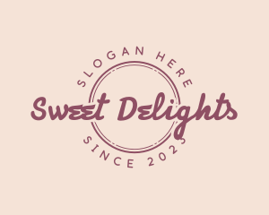 Sweet Dessert Shop logo design