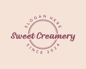 Sweet Dessert Shop logo design