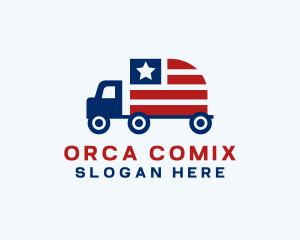 Cargo - American Trailer Truck logo design