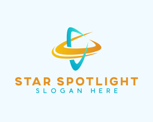 Star Swoosh Media logo design