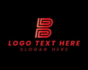 Software Tech Letter B logo design