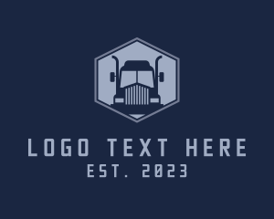 Dump Truck - Haulage Transport Truck logo design