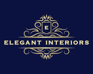 Deluxe Decorative Luxury logo design