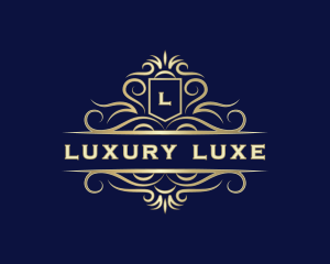 Deluxe Decorative Luxury logo design