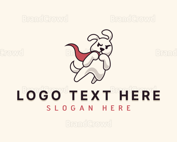 Pet Dog Hero Logo