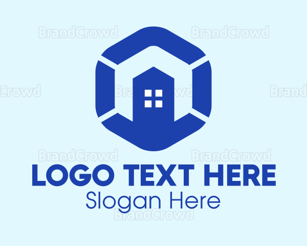 Building Construction Hexagon Logo
